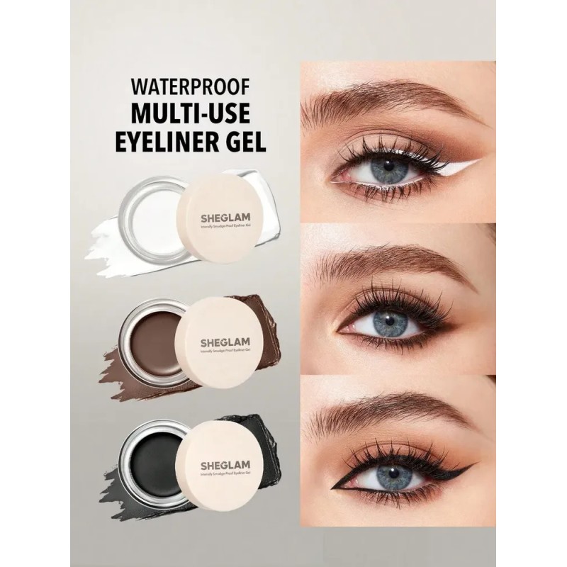 Sheglam Gel Delineador En Pomada Resistente A Manchas Blanco Mate