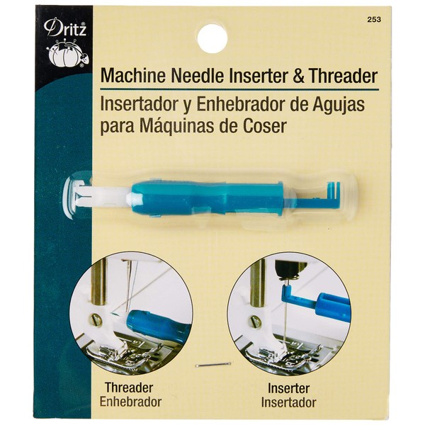 Dritz 253 Machine Needle Inserter & Threader for Sewing