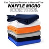 MAGOLFIN 2-Pack Magnetic Golf Towel with Clip, Soft Microfiber Waffle
