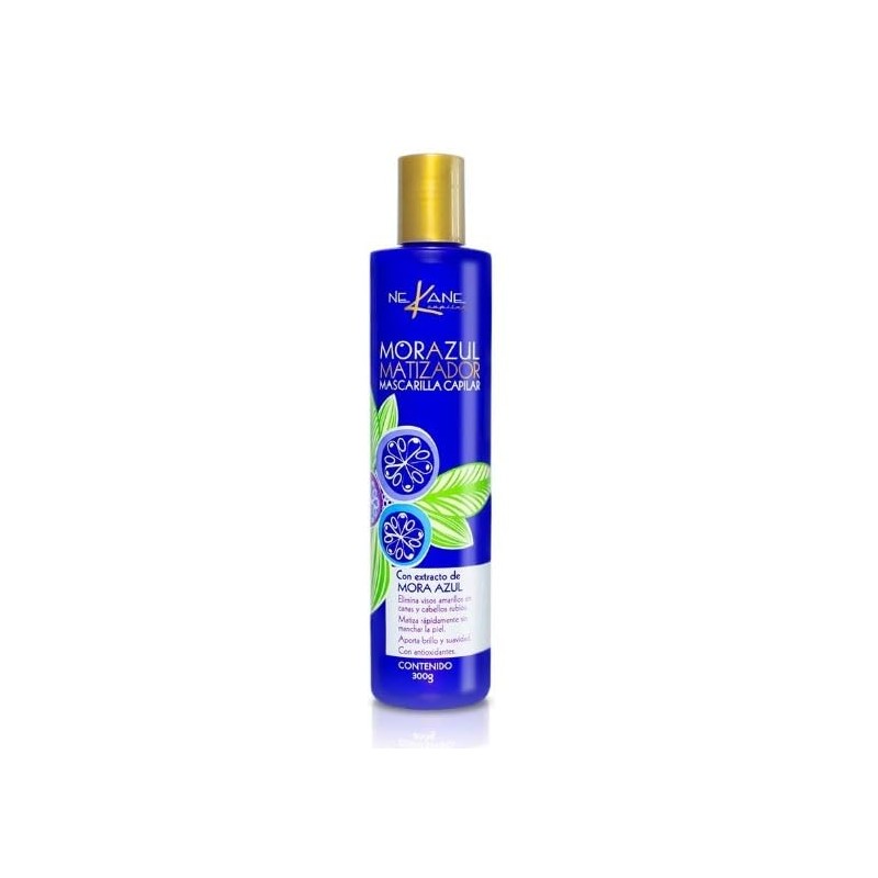 Genérico Ne Kane Mascarilla Capilar Matizadora Mora Azul 300g