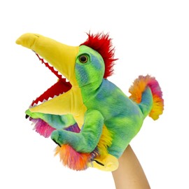 Dinosaur Hand Puppets, Caudipteryx Dinosaur Stuffed Hand Puppets for Kids Role Play, Dinosaurs Plush Puppets Toys for Boys and Girl Stage Performance Storytelling Interactive Pretend Play…