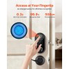 Electronic Biometric Fingerprint Door Lock Set Keyless Entry & Auto-Locking