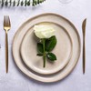 AmorArc Ceramic Plates Set of 6, 8.5 Inch Handmade Reactive