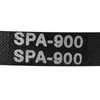 sourcing map SPA-900 Drive V-Belt Pitch Industrial Rubber Transmission Belt