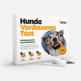 PEZZ Verdauungstest für Hunde: Überprüfung der Verdauungsqualität und Nährstoffaufnahme | Individuelle Ernährungsbedürfnisse als Labor-Befund | Kostenloser Labor-Versand