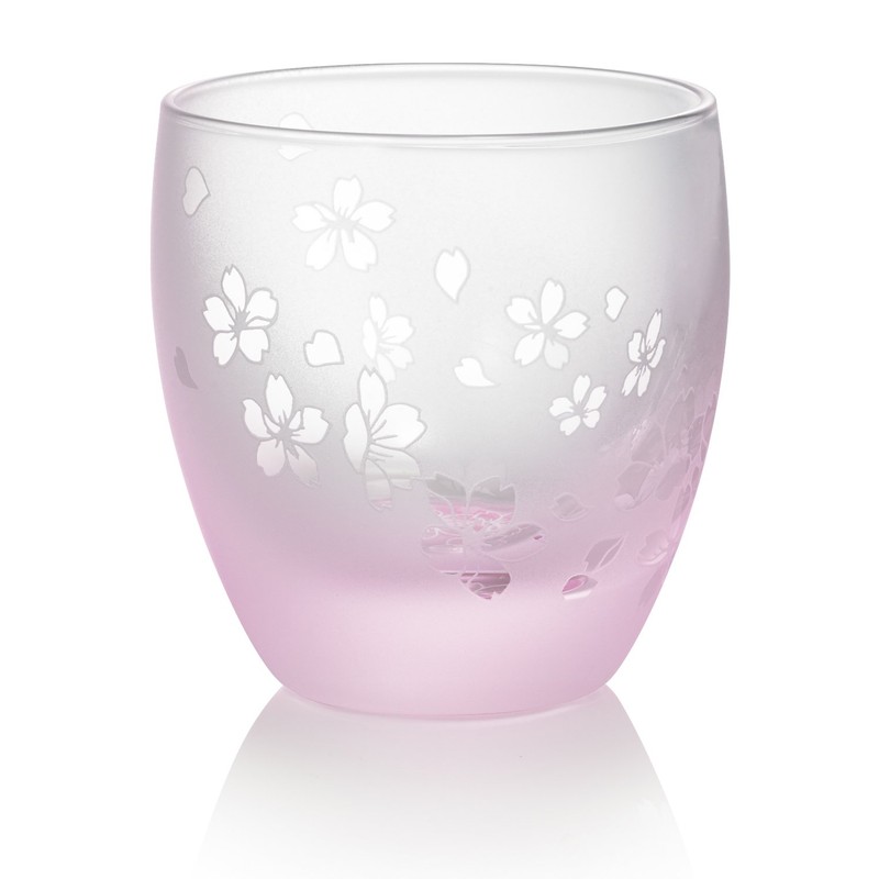 Cherry Blossoms Mai Glass Round 酒杯 Pair 16 – 753