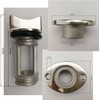 316 Stainless Steel Bilge Drain Plug Fit 1inch, 25mm Hole,
