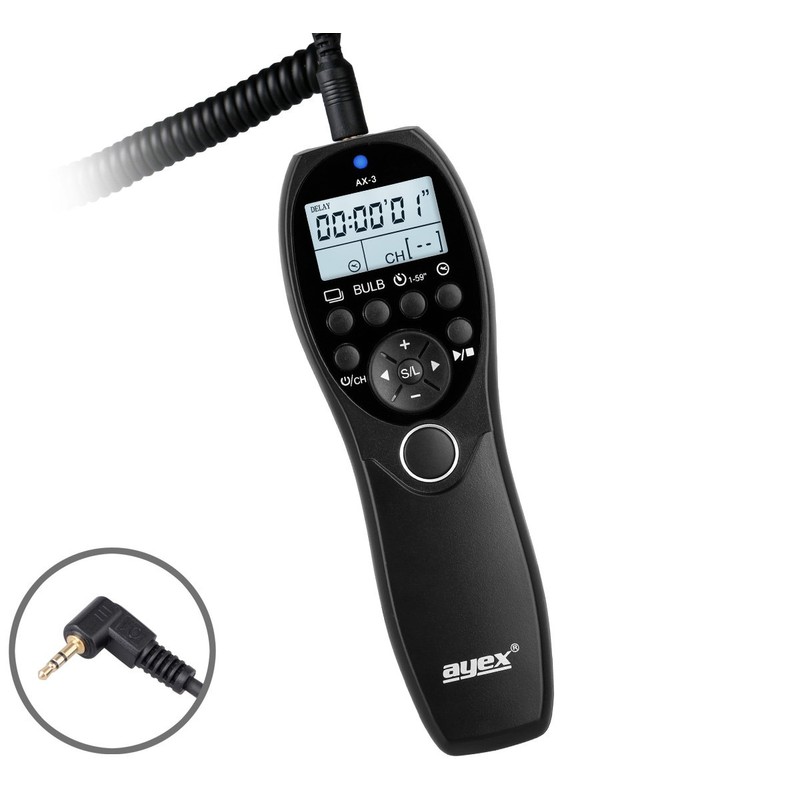 ayex Timer Remote Shutter Release AX-3 (E3) Compatible with e.g.