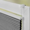 Lichtblick PKM.030.100.H1531 Honeycomb Pleated Blind, Klemmfix, No Drilling, Tensioned, Blackout
