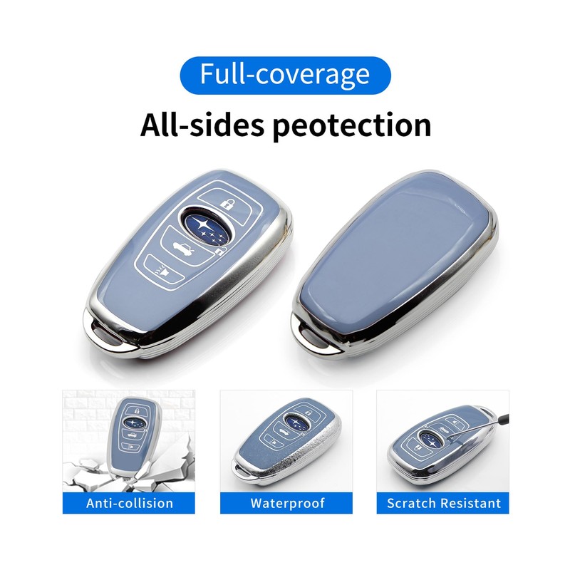 HAOYOUMEI Advanced Soft TPU 4-Buttons Key Cover is Compatible with
