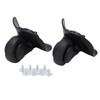 Alomejor Luggage Wheel 1 Pair A53 Swivel Wheel Replacement Luggage