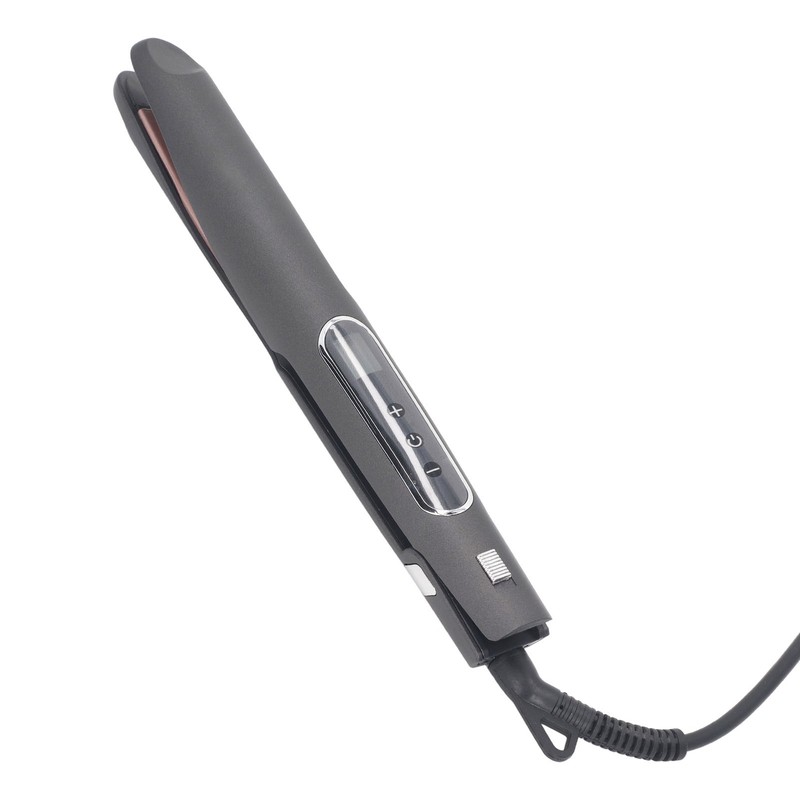 2 in 1 Hair Straightener Curler Twisted PTC Heating LCD