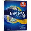 Tampax Pearl Regular Absorbency Tampons with Plastic Applicator, Unscented, 18