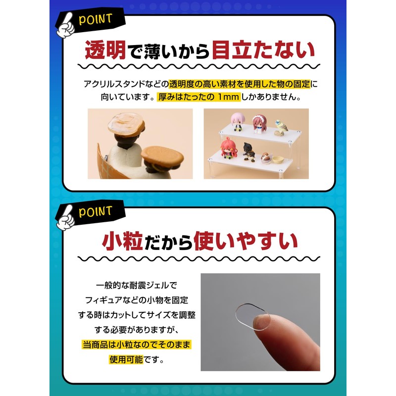 Figure Fixing Stickers 200 pieces 【Supervised by Figure Shop】 Figure