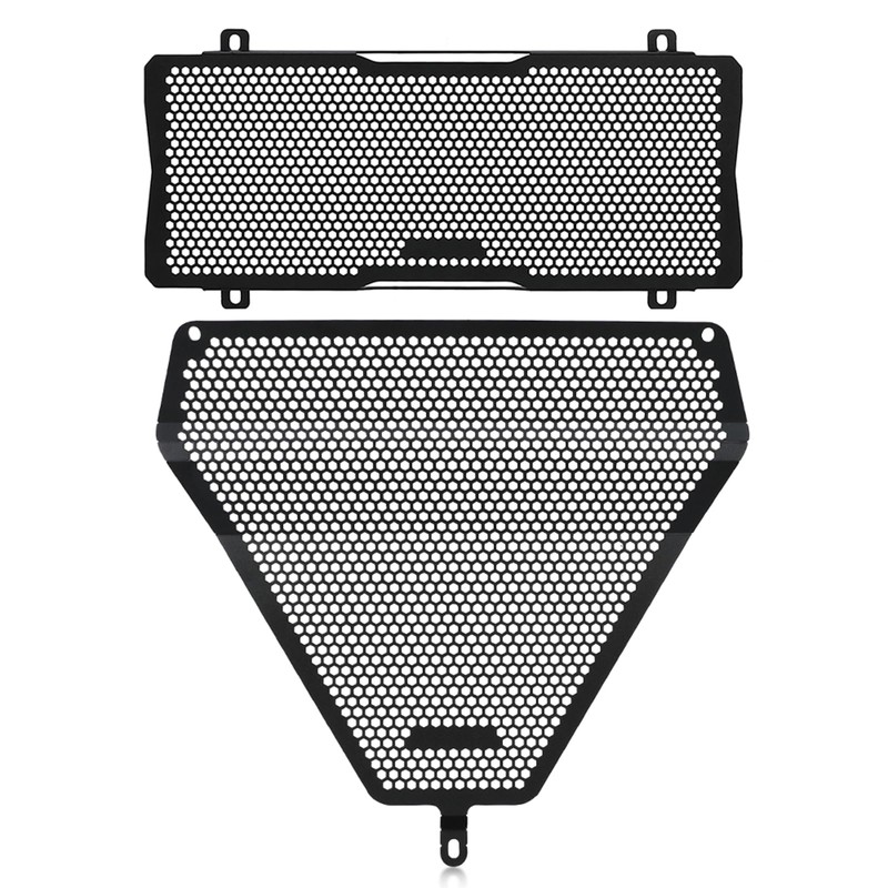 YUANQIAN Motorcycle Radiator Guard and Engine Guard Set Compatible with