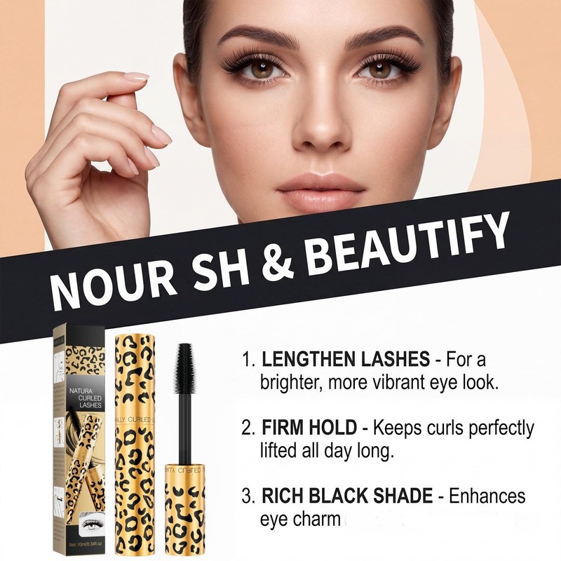 10 ml Waterproof Eye Cosmetics, Mascara for Women, Black