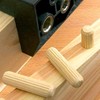 100PCS Kiln-Dried Hardwood Wooden Dowel Pins – Precision Fluted &