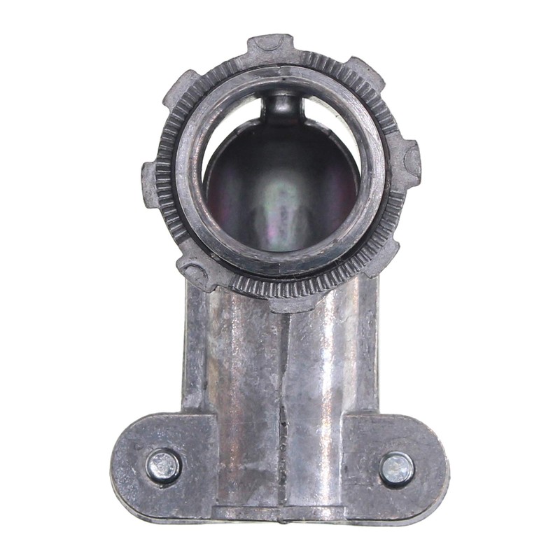 Bridgeport 801-DC2 MC Flex Conduit Connector, 90-Degree, 3/8-Inch, (25-Pack)