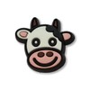 Super Cute Chunky Baby Cow Head Croc Charm - Farm