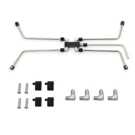 Gxencks AN4 Fuel Brake Line,LS Coolant Crossover Steam Vent Kit Fit for LS1, LS2, LS3, LS6, LS7, LS9, LSX