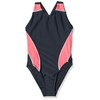 Haute Pression Girls Swimming Costume, Gris/blush/white