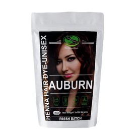3 Packs of Auburn Henna Hair & Beard Color/Dye - Chemicals Free Hair Color -The Henna Guys