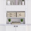 Sorbus China Storage Containers – Dinnerware Organizer for Champagne Flute