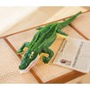 GracesDawn Green Crocodile, Stuffed Animal Crocodile Plush Toy, Pillow, Doll,