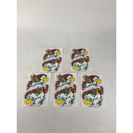 Morgan Inc. LOT OF 5 Vintage 1984 Mark 1 Unicorn Scratch N Sniff Iron On Patches