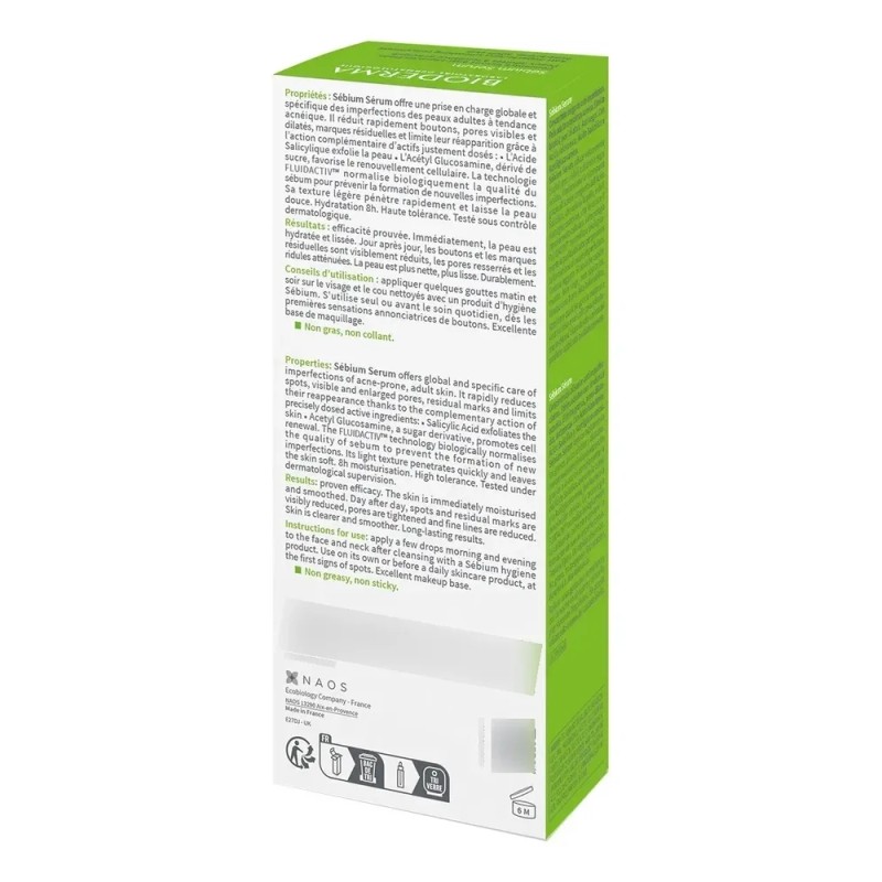 Bioderma Sébium Sérum Regula Sebo Y Suaviza Poros, 30 Ml