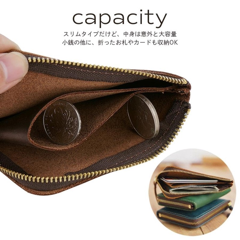 Coin Case, Men's, Leather, Coin Purse, Women's, Mini Wallet, Compact,