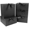 KEYIDO® 12Pack Black Gift Boxes with Lids, 20x20x10cm Kraft Paper