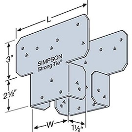 Simpson Strong Tie AC4RZ 4X Rough Adjustable Post Cap