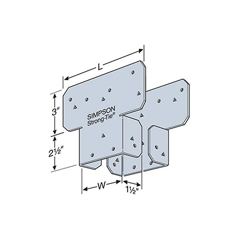 Simpson Strong Tie AC4RZ 4X Rough Adjustable Post Cap