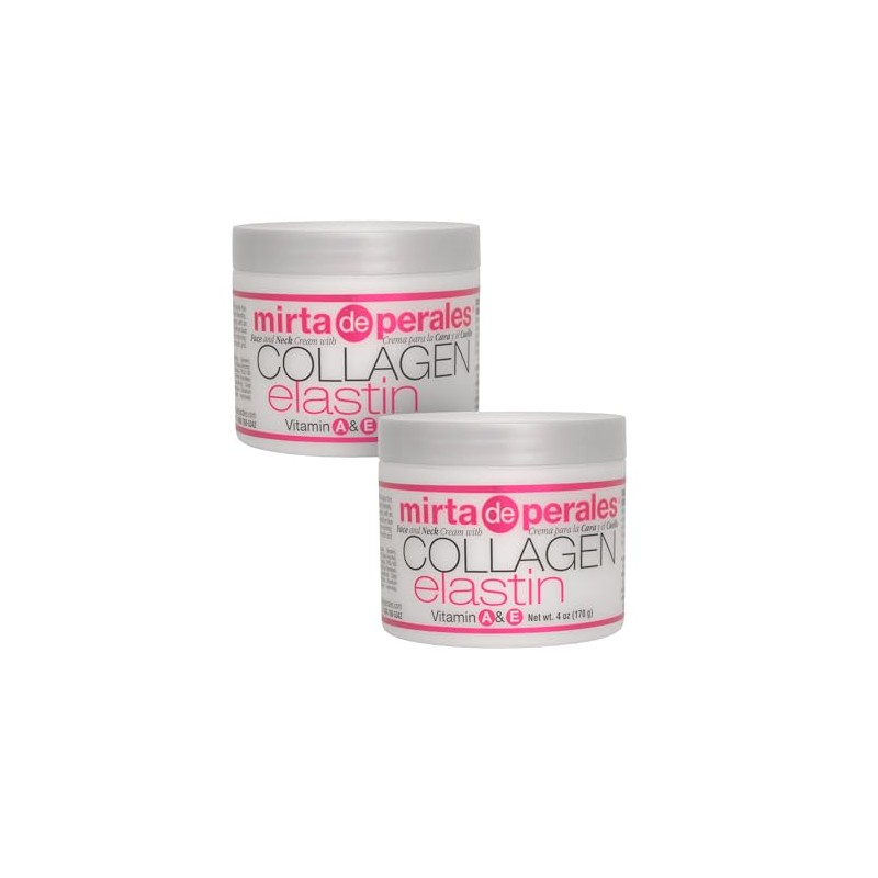 Mirta De Perales Collagen Elastin Cream 4 Oz. 2-PACK by