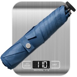 Ycssaw Ultra Lightweight Carbon Umbrella, From 3.9 oz (110 g), Ultra Lightweight, UV Reduction, 100% Foldable, Lightweight, For Both Rain or Shine, Men's, Women's, Light Blocking, Heat Blocking, Ultra