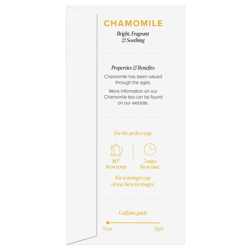96° Chamomile Tea - 20 Pyramid Tea Bags x 3