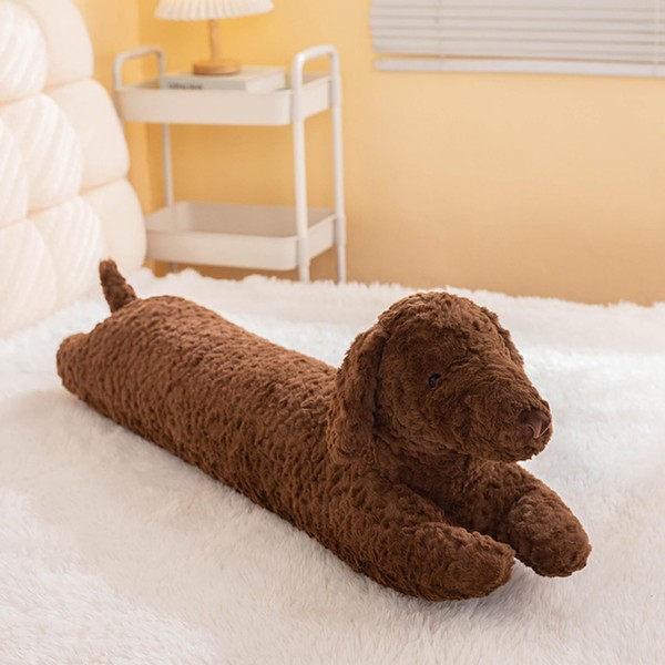 PEACH CAT Dachshund Dog Stuffed Animals 47.2” Long Wiener Puppy