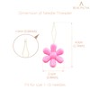 BEADNOVA Needle Threaders 25pcs Plastic Flower Head Sewing Needle Threader
