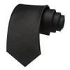 RBOCOTT Black Tie Single Necktie for Men(34)