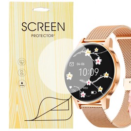 SNHVXLFW [6 Screen Protectors] Soft Protection Screen Protectors Compatible with Smartwatch Miecgth Smartwatch 2025 Women 1.27 Inch I180 (Pack of 6)