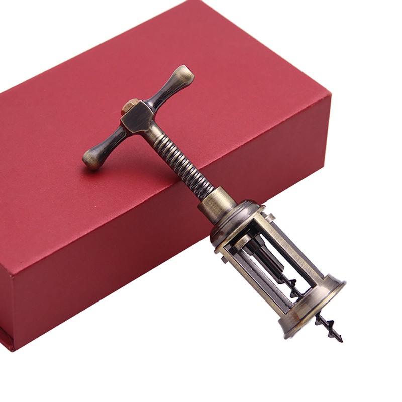 Antique Alloy Wine Bottle Opener Portable Corkscrew Wine Bottle Opener