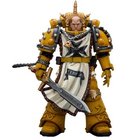 JOYTOY JT9237 Warhammer 40K The Imperial Fists, Imperial Fists Sigismund, First Captain of The Imperial Fists 1/18 Action Figures Model