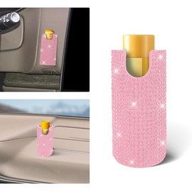 OYIXIO chapstick holder for car, Upright Lip Balm Holder - No Melt, bling car accessories for women,Suitable for Most Vehicles.(Pink)