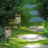 Uorisanigo Green Hummingbird Solar Memorial Lights for Graves Cemetery Flameless