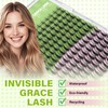 KEYYOU Fairy Lash Clusters Manga Lash Extension D Curl 144Pcs