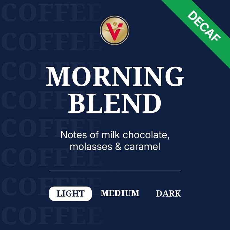 Victor Allen's Coffee Decaf Morning Blend, Light Roast, 80 Count,