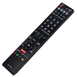 PERFASCIN GB118WJSA Reemplazo Control Remoto para Sharp AQUOS TV LC-60C6600U LC-60SQ17 LC-70UQ17U LC-80UQ17U LC-60EQ10U LC-60LE660U LC-60SQ15U LC-60TQ15U Compatible con GB005WJSA GA890WJSA GB004WJSA