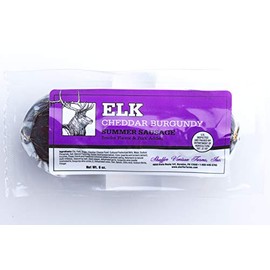 Elk Cheddar Burgundy Summer Sausage 6 oz chub
