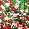 600-700Pcs Christmas Craft Buttons Mixed Red Green White Button for